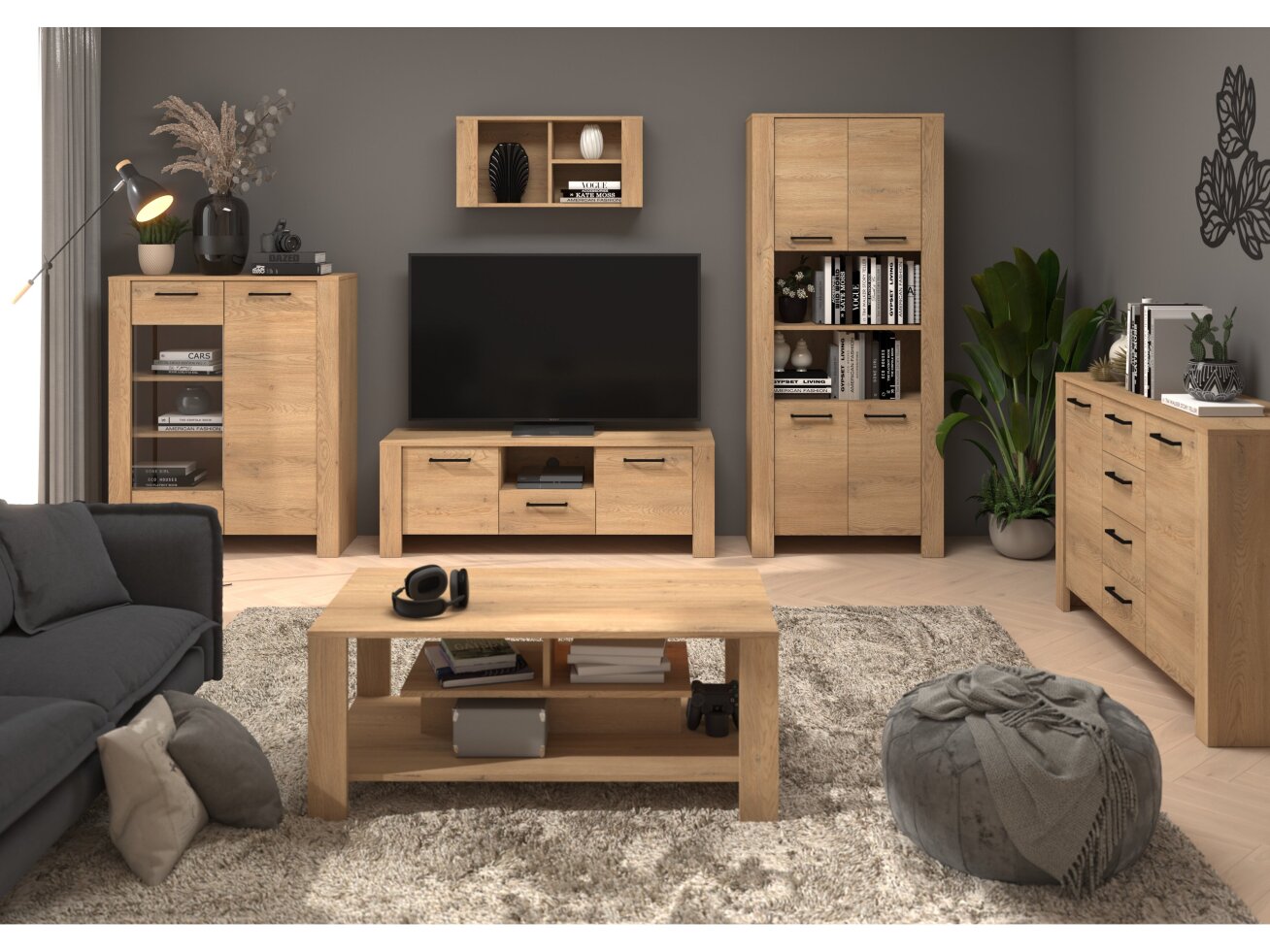 Svetainės baldų komplektas SLIDE 1 9