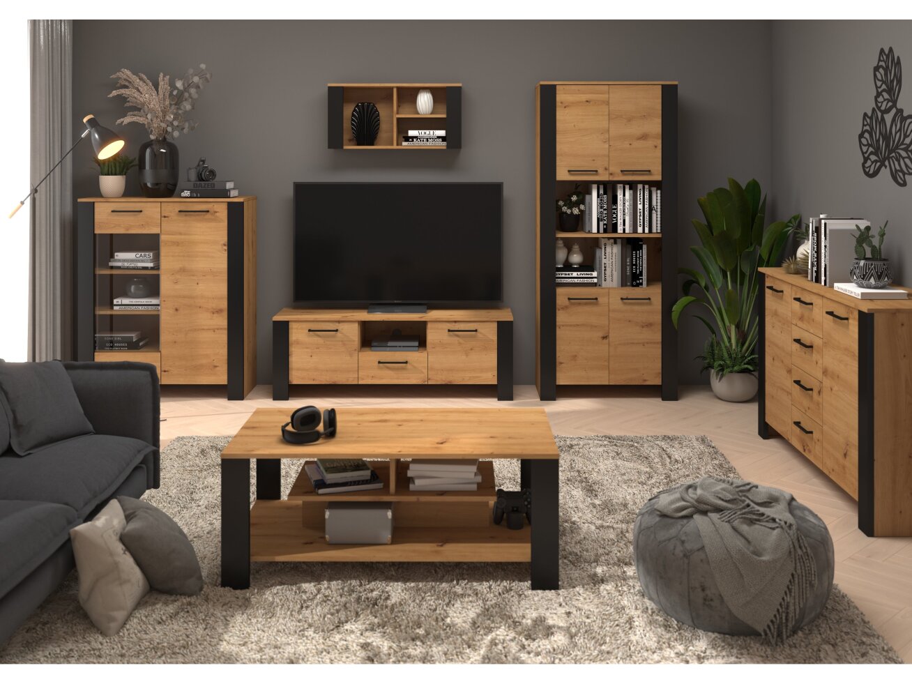 Svetainės baldų komplektas SLIDE 1 10