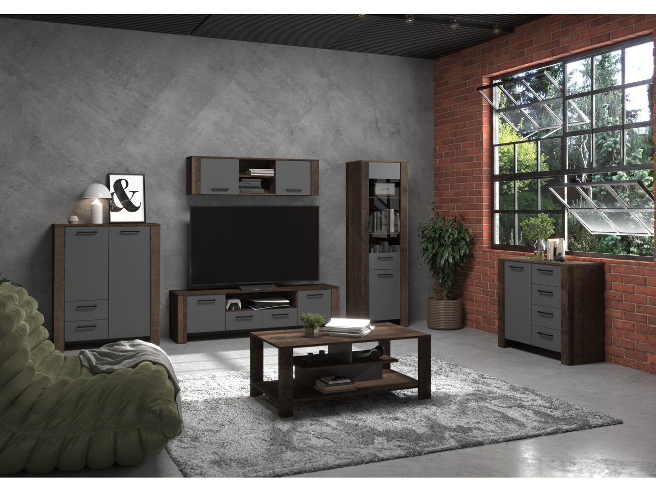 Svetainės baldų komplektas SLIDE 2 7