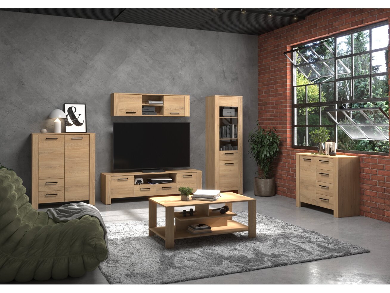 Svetainės baldų komplektas SLIDE 2 9