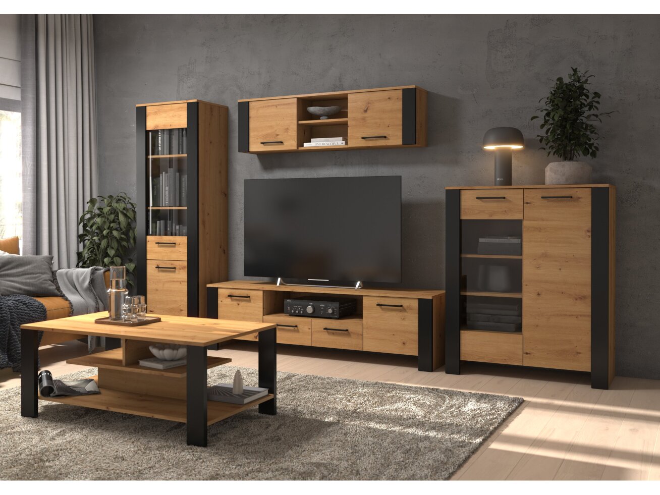 Svetainės baldų komplektas SLIDE 4 10