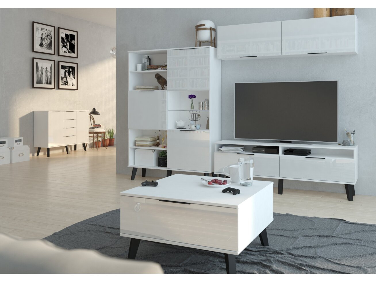 Svetainės baldų komplektas SVEN 2 4