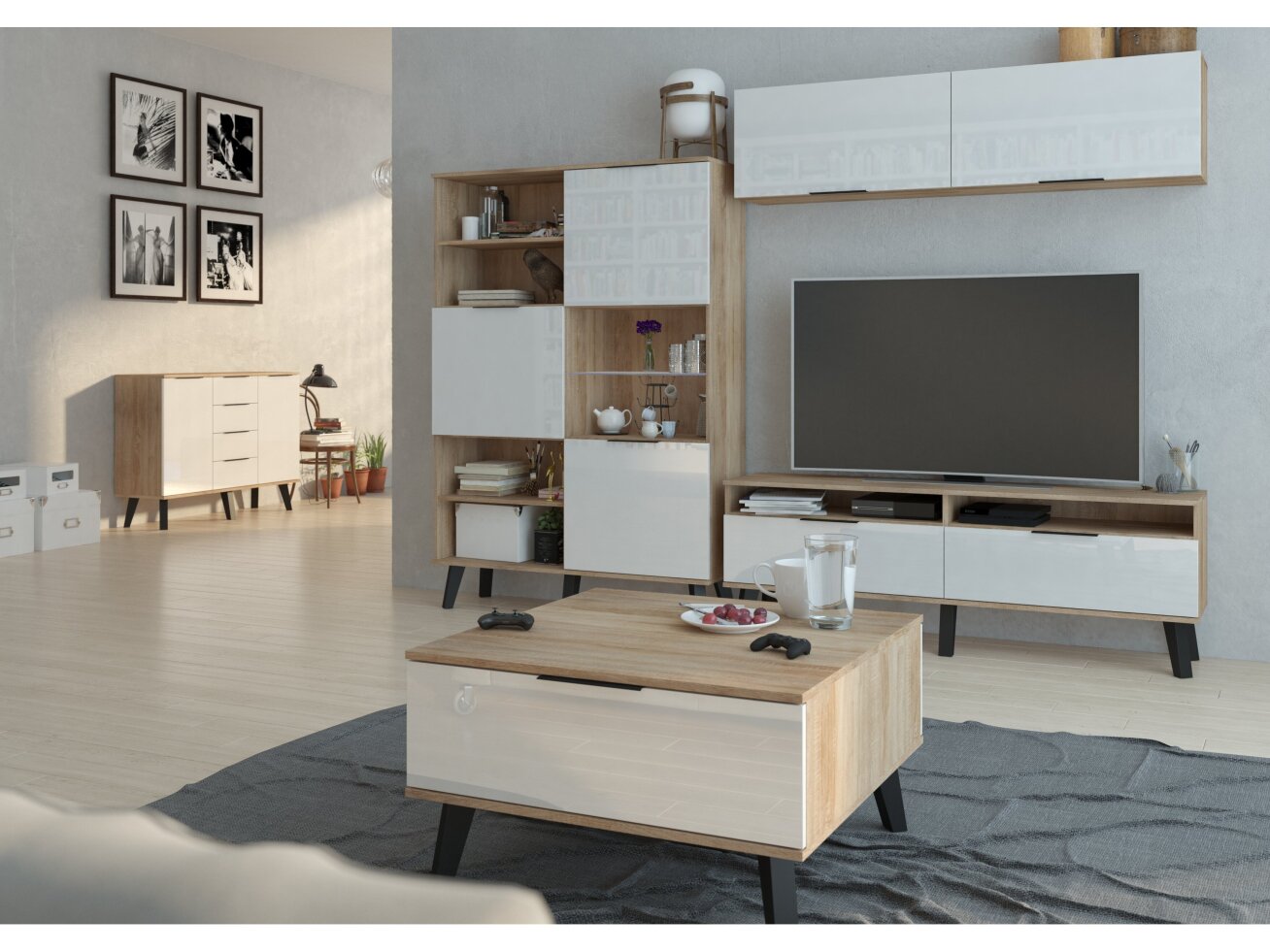 Svetainės baldų komplektas SVEN 2 5