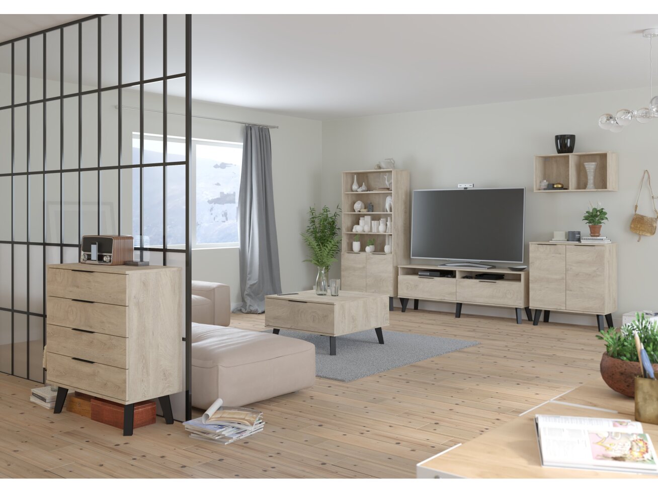 Svetainės baldų komplektas SVEN 4 10 Svetainės baldų komplektas SVEN 4 10