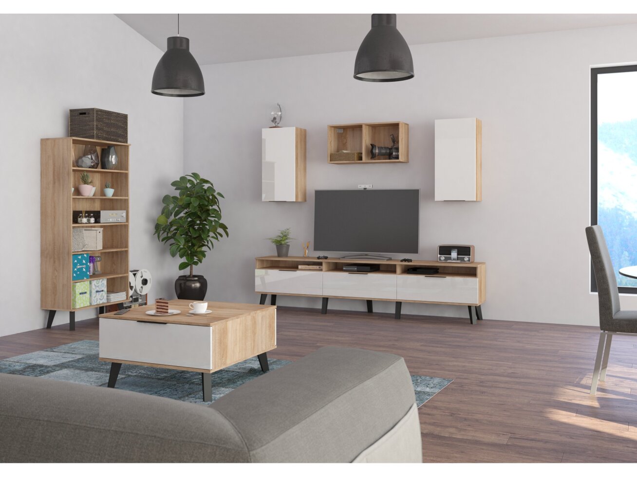 Svetainės baldų komplektas SVEN 5 5