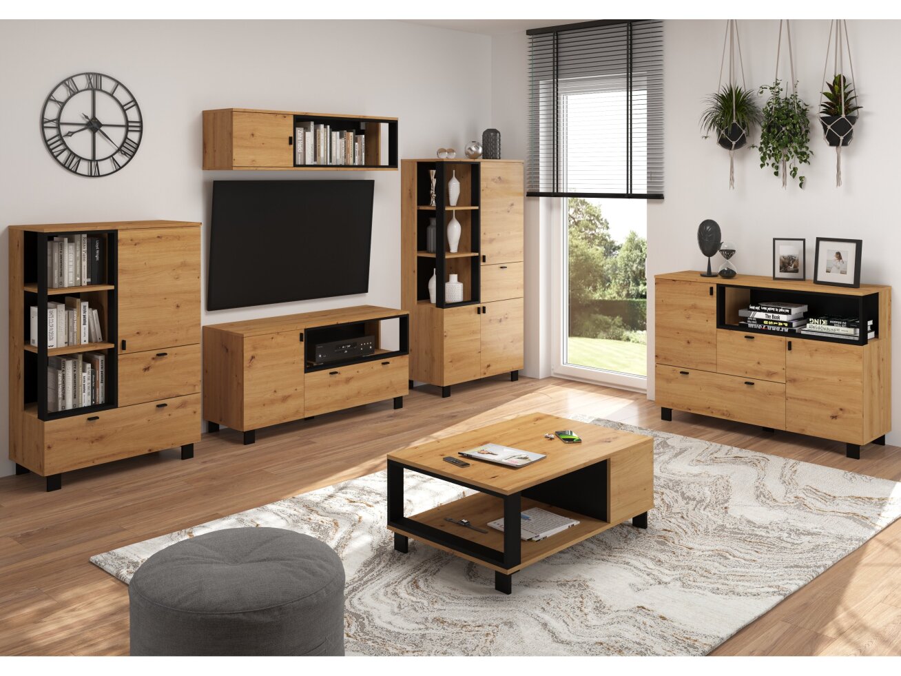 Svetainės baldų komplektas VEGAS 1 8 Svetainės baldų komplektas VEGAS 1 8