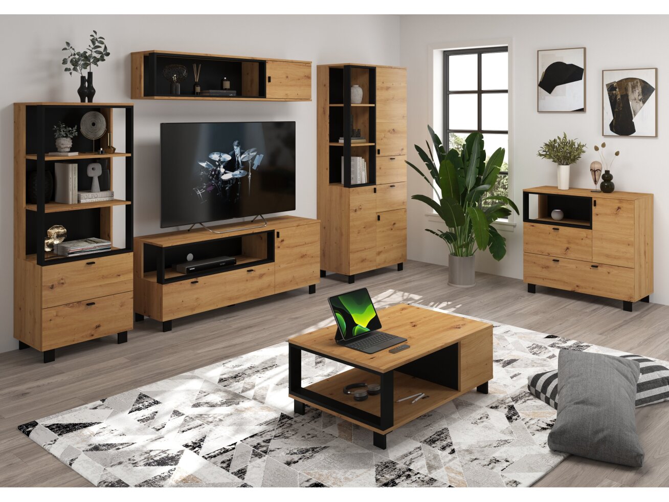 Svetainės baldų komplektas VEGAS 2 8