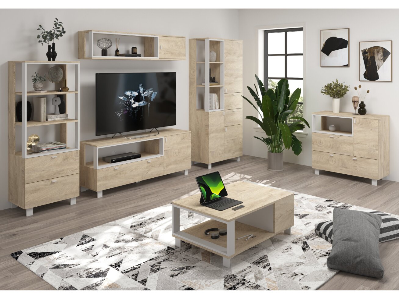 Svetainės baldų komplektas VEGAS 2 10 Svetainės baldų komplektas VEGAS 2 10