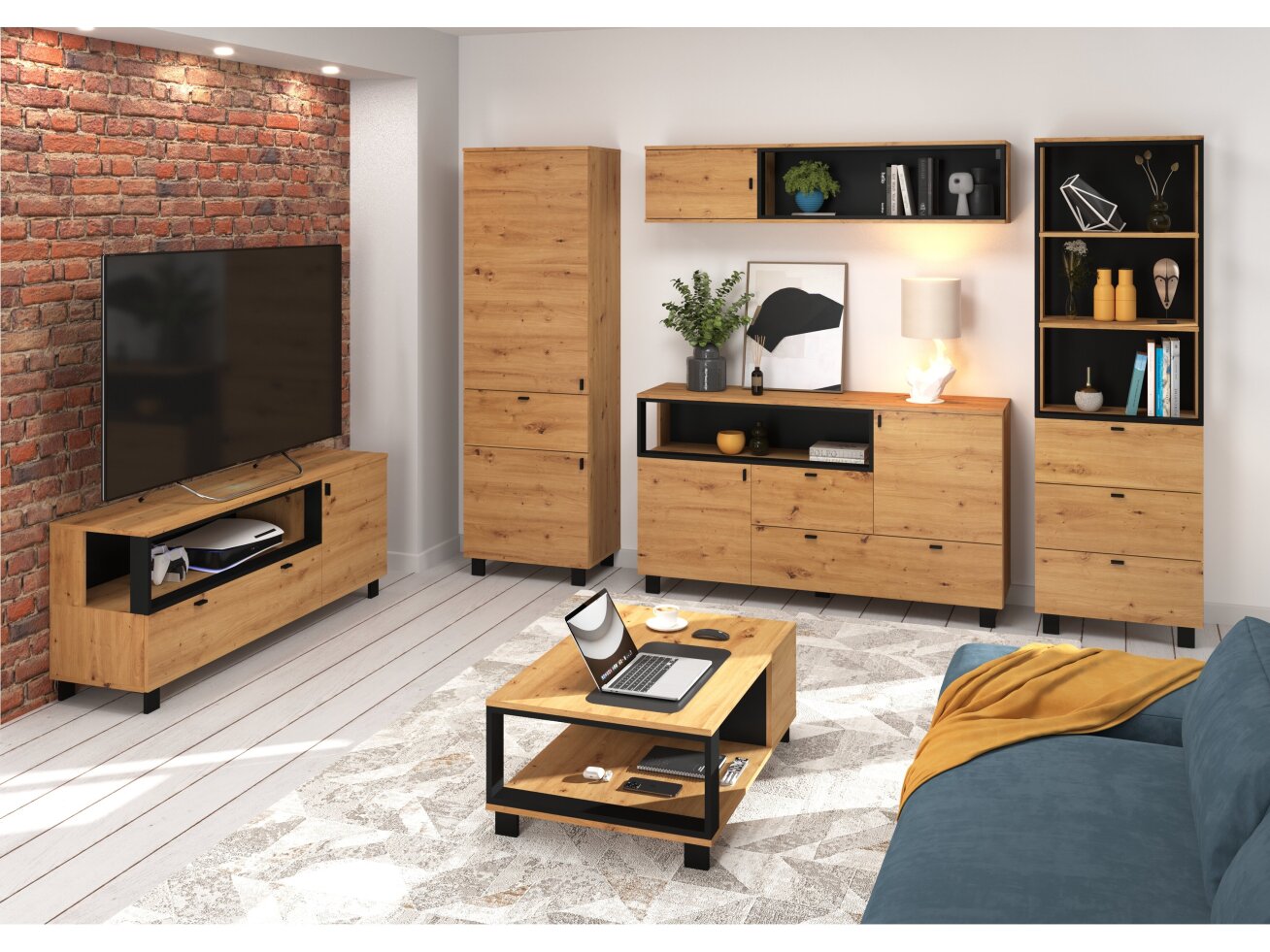 Svetainės baldų komplektas VEGAS 3 8 Svetainės baldų komplektas VEGAS 3 8