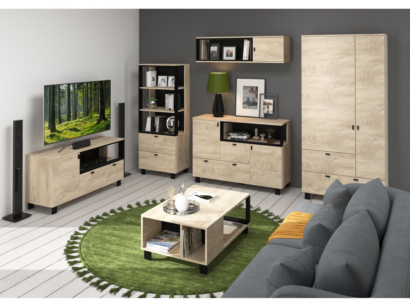 Svetainės baldų komplektas VEGAS 4 11 Svetainės baldų komplektas VEGAS 4 11