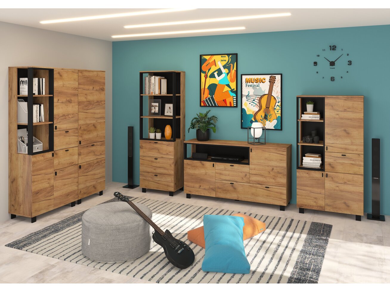 Svetainės baldų komplektas VEGAS 5 7 Svetainės baldų komplektas VEGAS 5 7