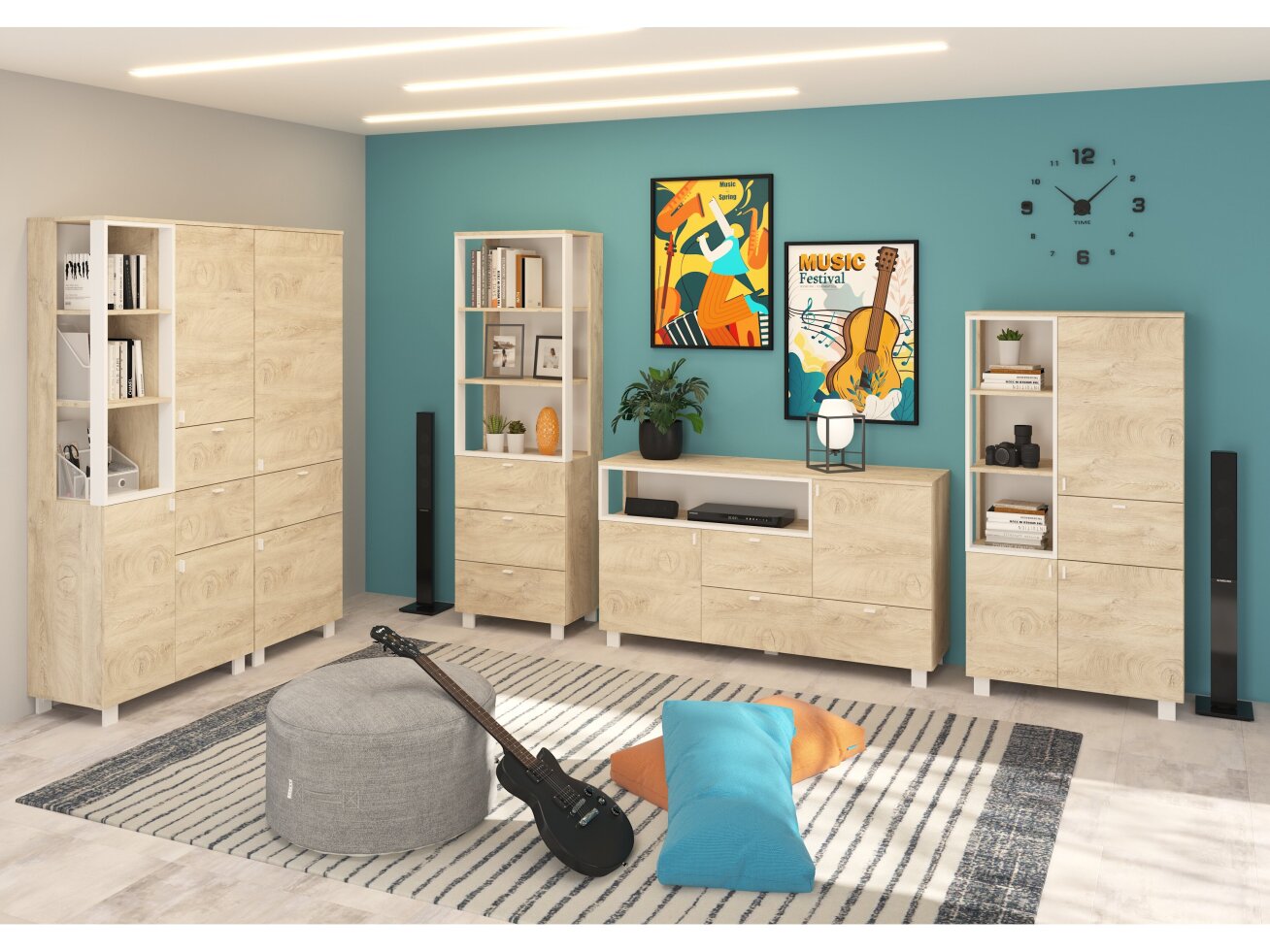 Svetainės baldų komplektas VEGAS 5 10