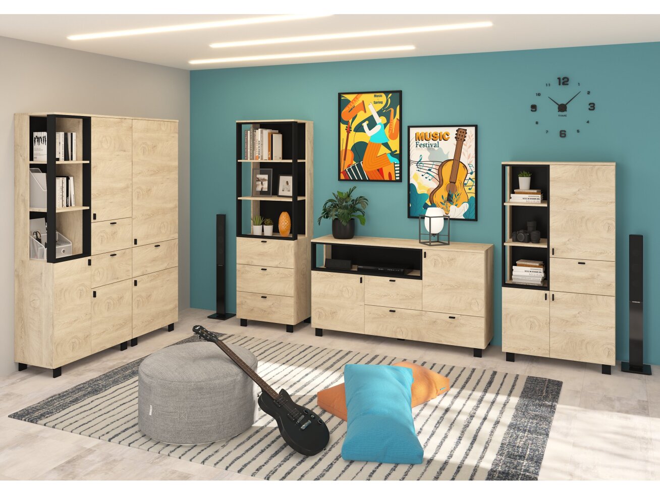 Svetainės baldų komplektas VEGAS 5 11