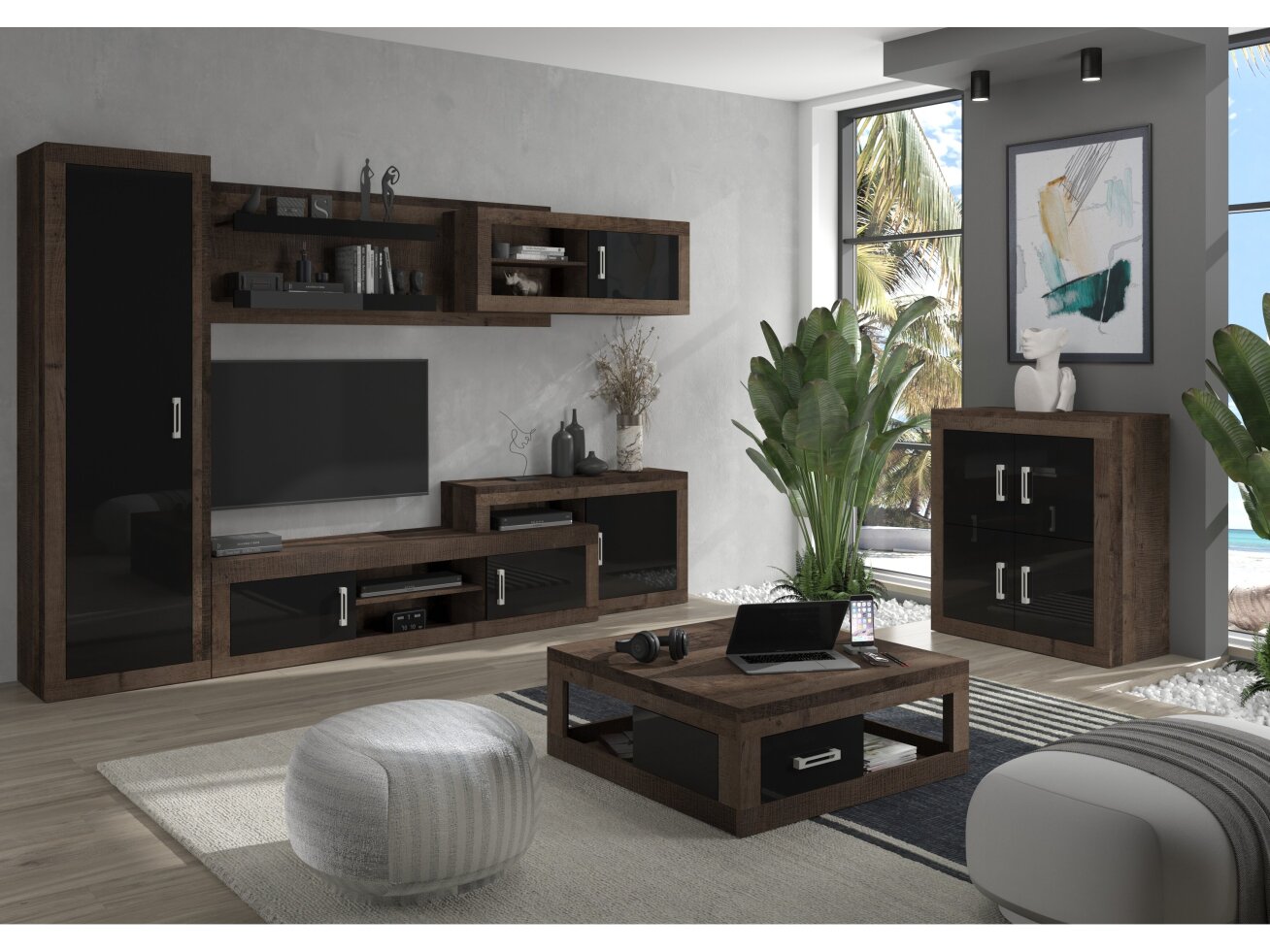 Svetainės baldų komplektas VERIN 3 10