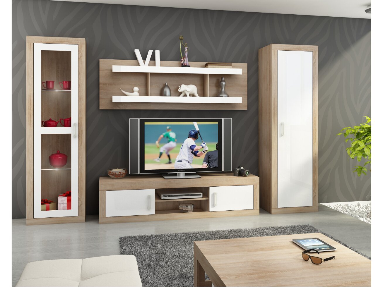 Svetainės baldų komplektas VERIN 5 6