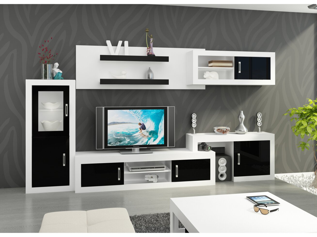 Svetainės baldų komplektas VERIN 6 7 Svetainės baldų komplektas VERIN 6 7