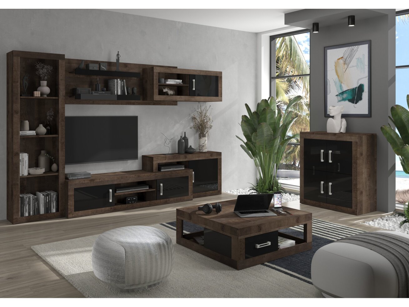 Svetainės baldų komplektas VERIN 7 10 Svetainės baldų komplektas VERIN 7 10