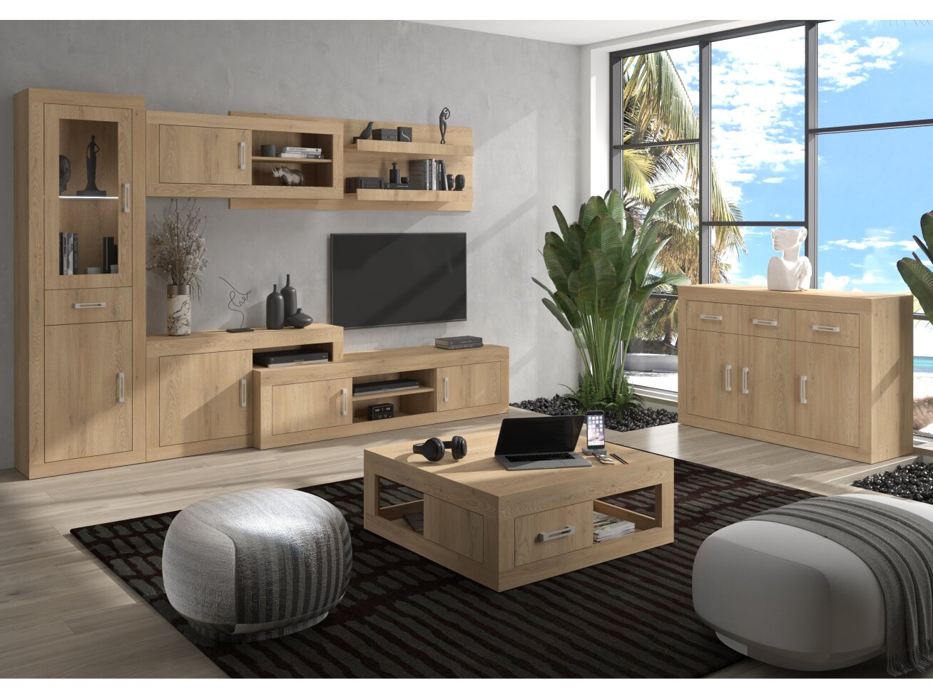 Svetainės baldų komplektas VERIN 8 5