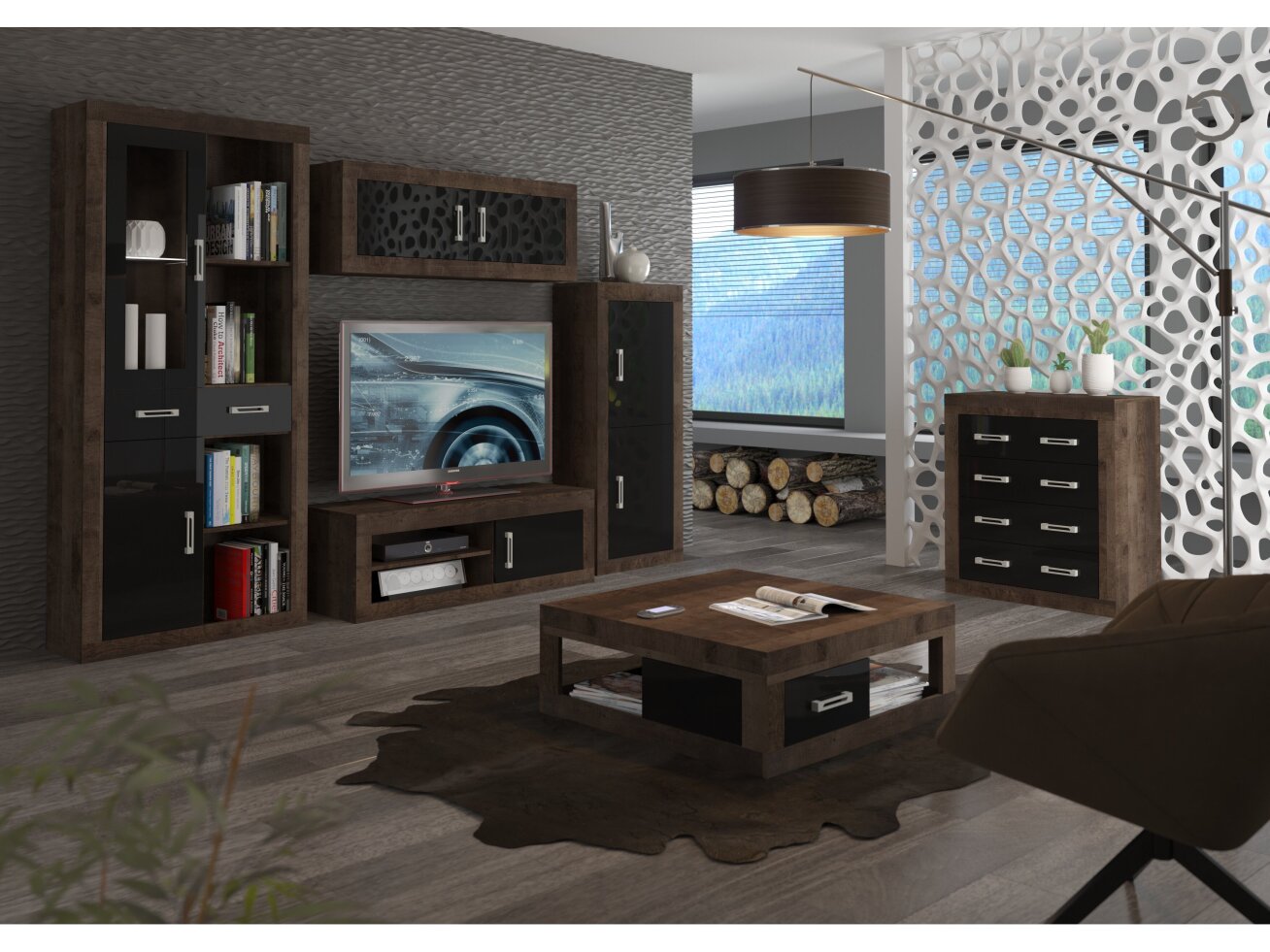 Svetainės baldų komplektas VERIN 9 10 Svetainės baldų komplektas VERIN 9 10