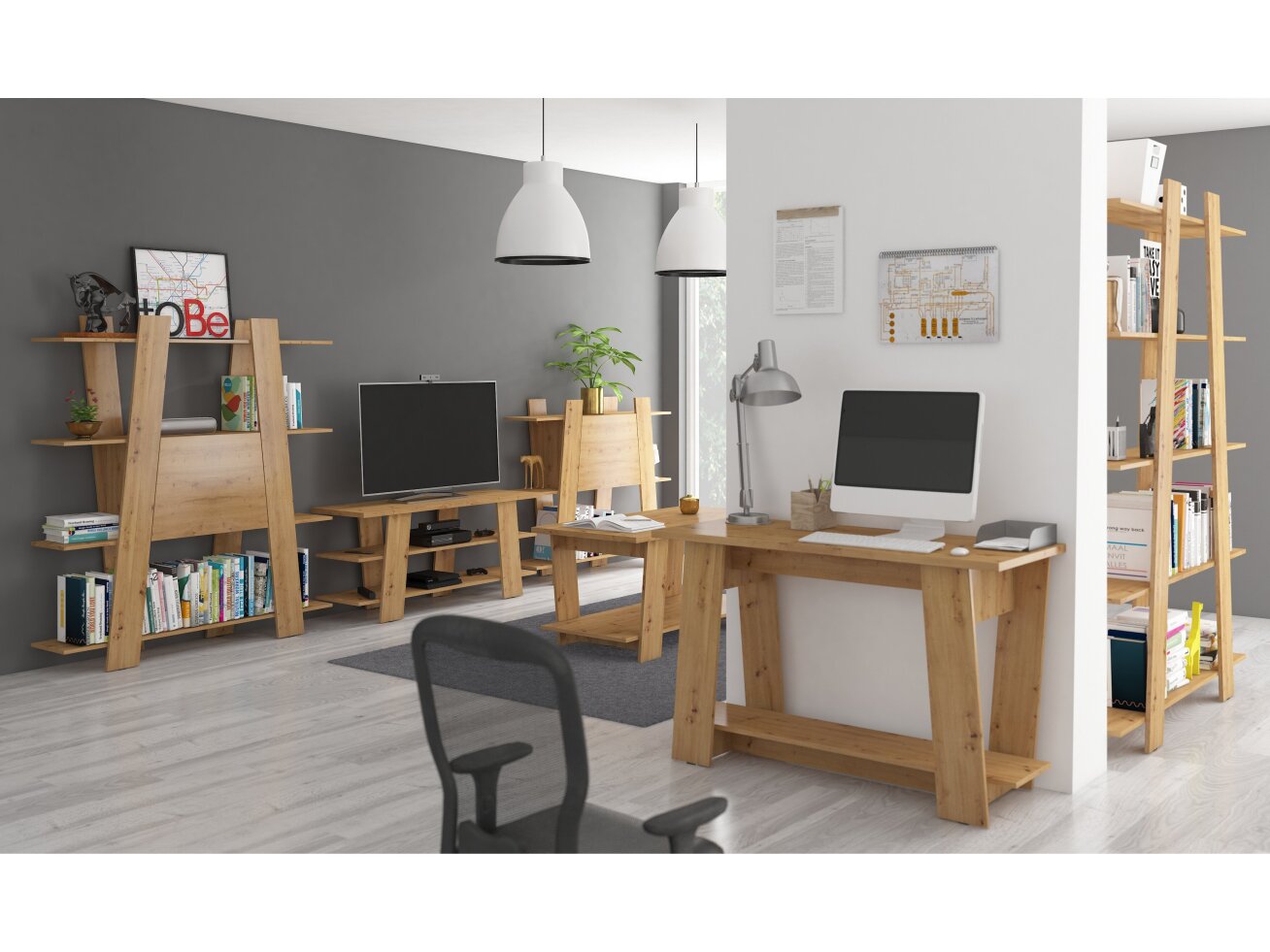 Svetainės baldų komplektas VIA 1 7 Svetainės baldų komplektas VIA 1 7