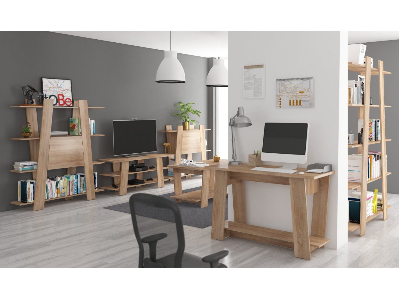 Svetainės baldų komplektas VIA 1 6