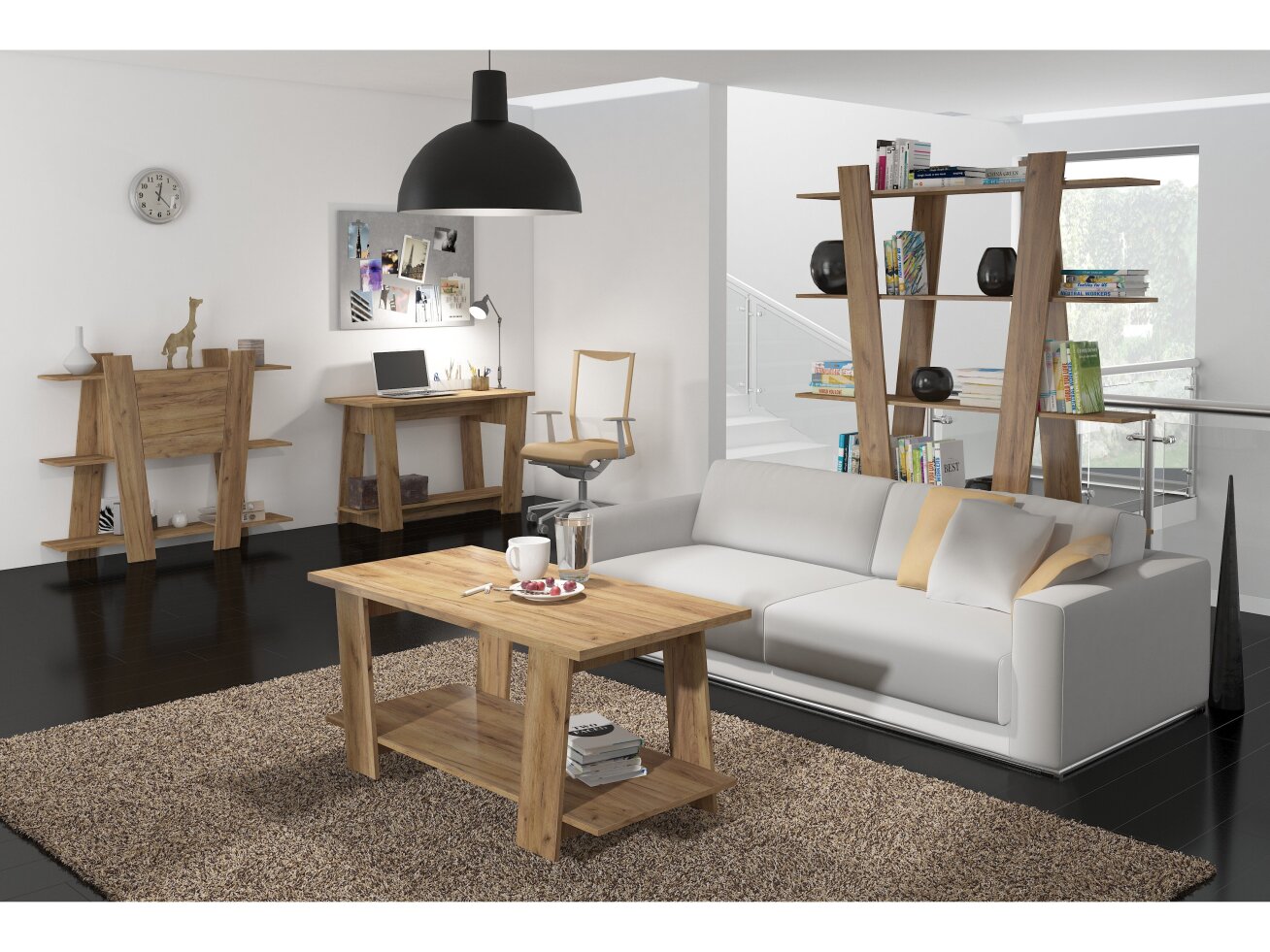 Svetainės baldų komplektas VIA 3 4