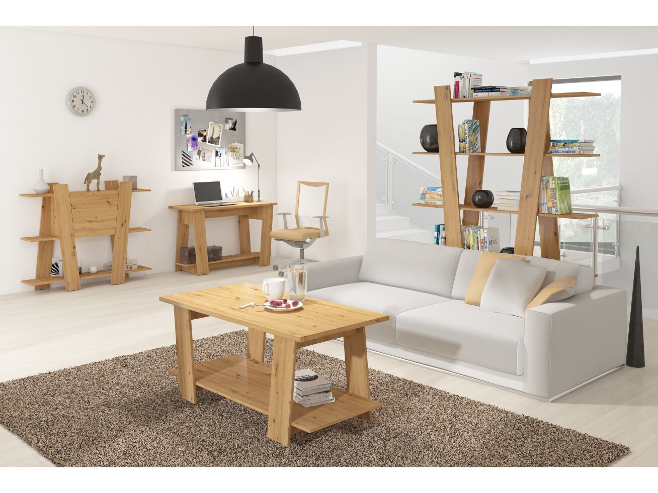 Svetainės baldų komplektas VIA 3 6