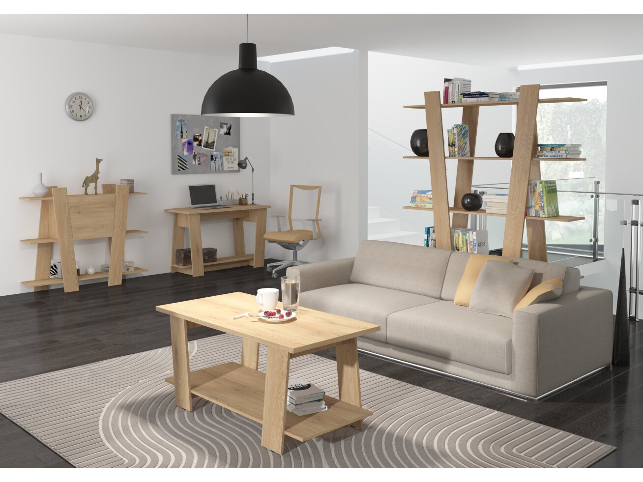 Svetainės baldų komplektas VIA 3 8