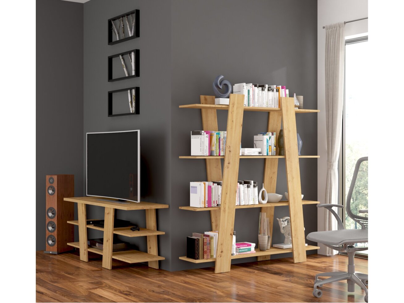 Svetainės baldų komplektas VIA 4 6 Svetainės baldų komplektas VIA 4 6