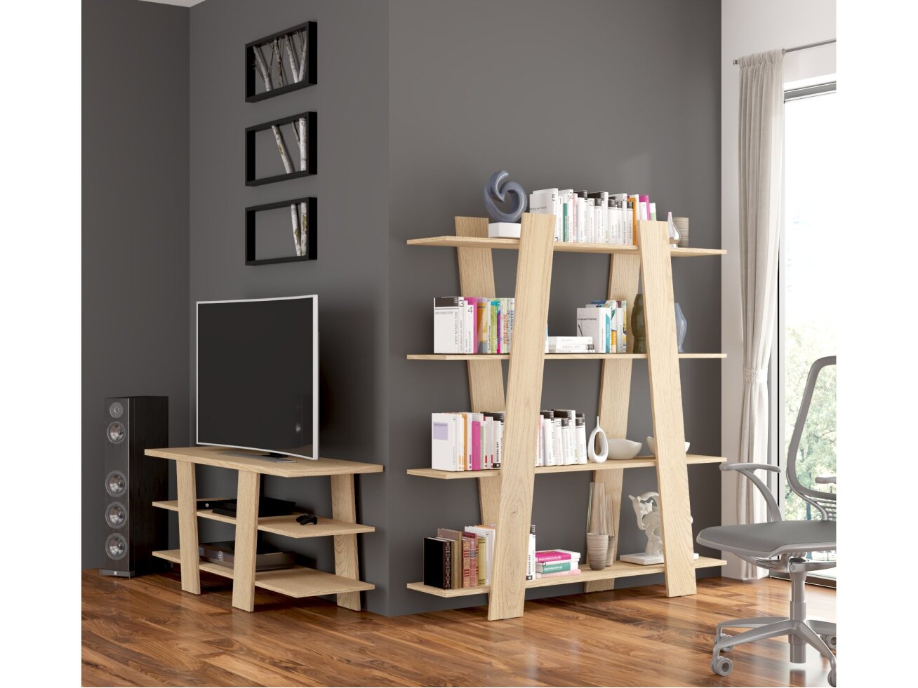 Svetainės baldų komplektas VIA 4 8 Svetainės baldų komplektas VIA 4 8