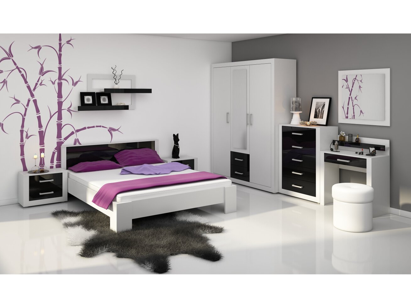 Miegamojo baldų komplektas VIKI 11