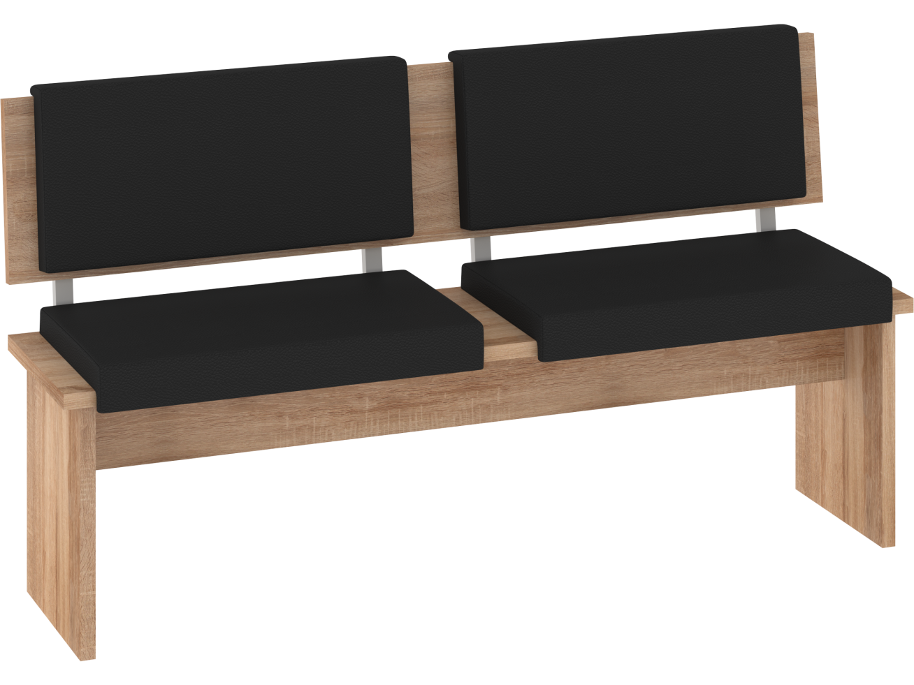 Dvivietis minkštasuolis BON-01 eko juoda 5