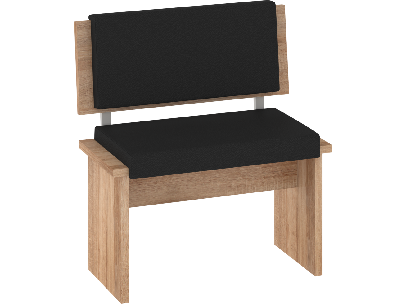 Minkštasuolis BON-02 eko juoda 5 Minkštasuolis BON-02 eko juoda 5