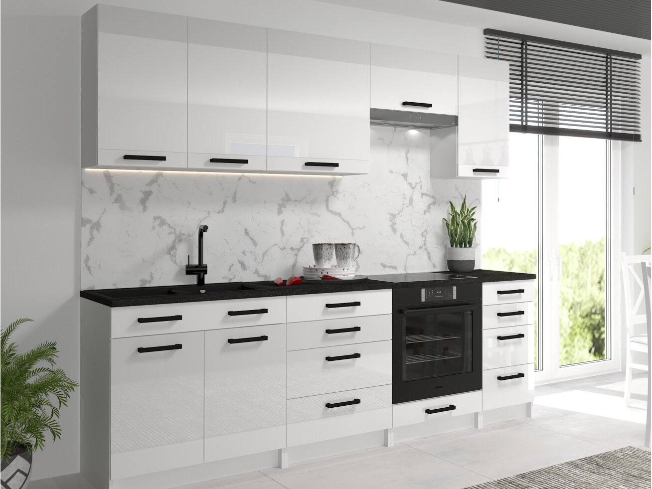 Virtuvės komplektas KORFU 3 1 Virtuvės komplektas KORFU 3 1