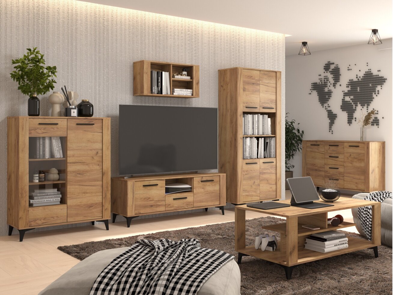 Svetainės baldų komplektas SIGMA 1 5