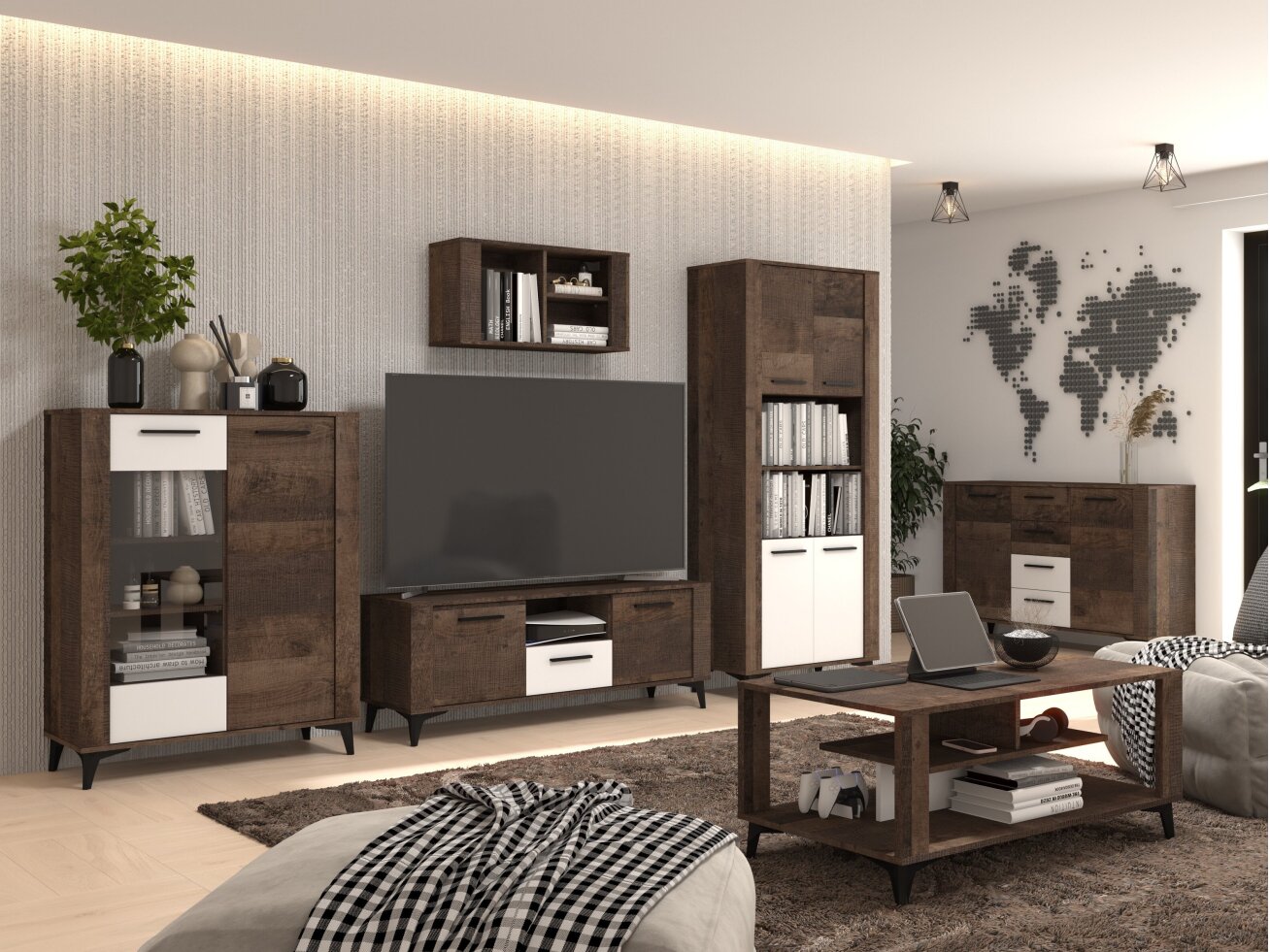 Svetainės baldų komplektas SIGMA 1 10