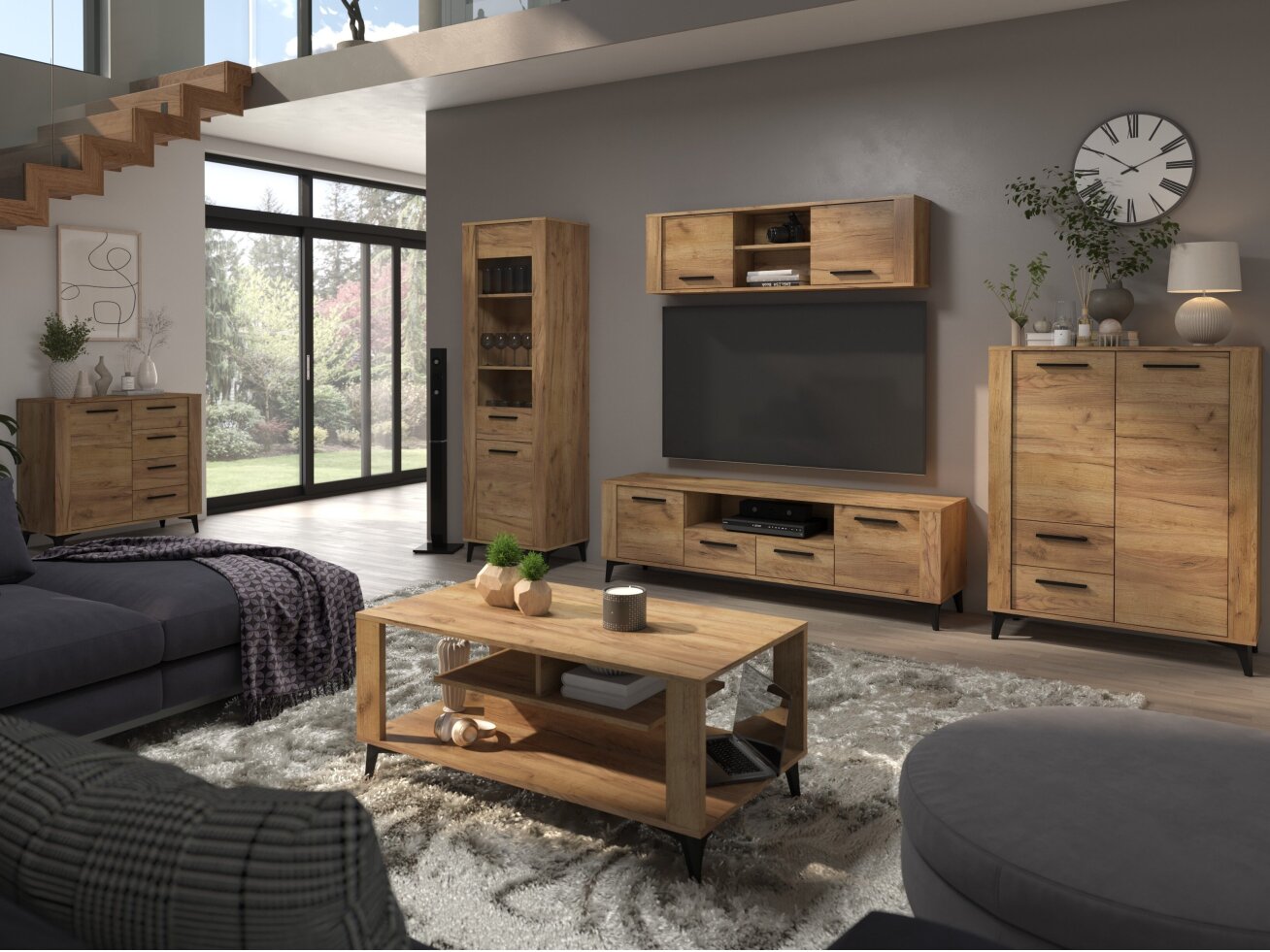 Svetainės baldų komplektas SIGMA 2 5 Svetainės baldų komplektas SIGMA 2 5