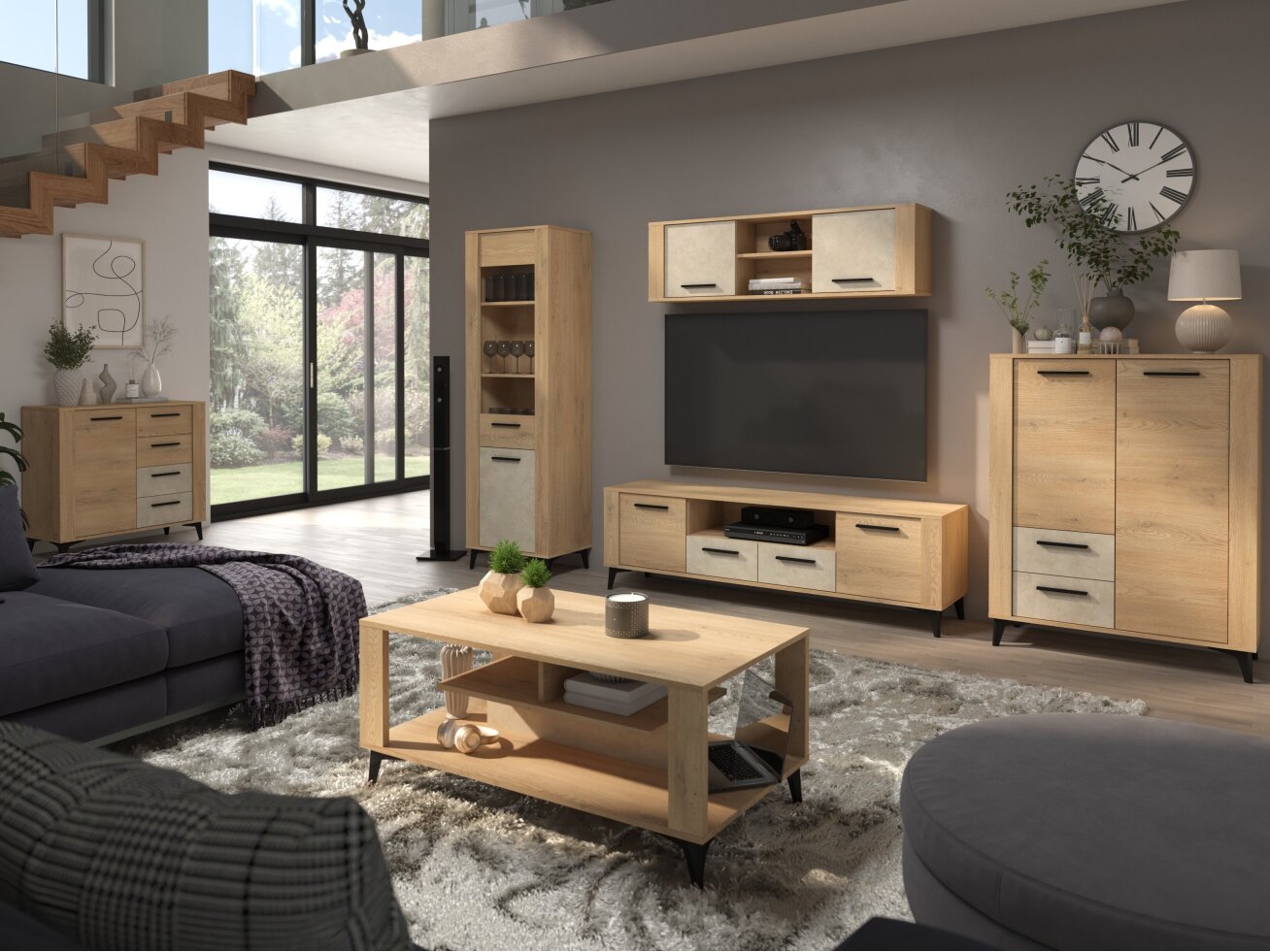 Svetainės baldų komplektas SIGMA 2 9