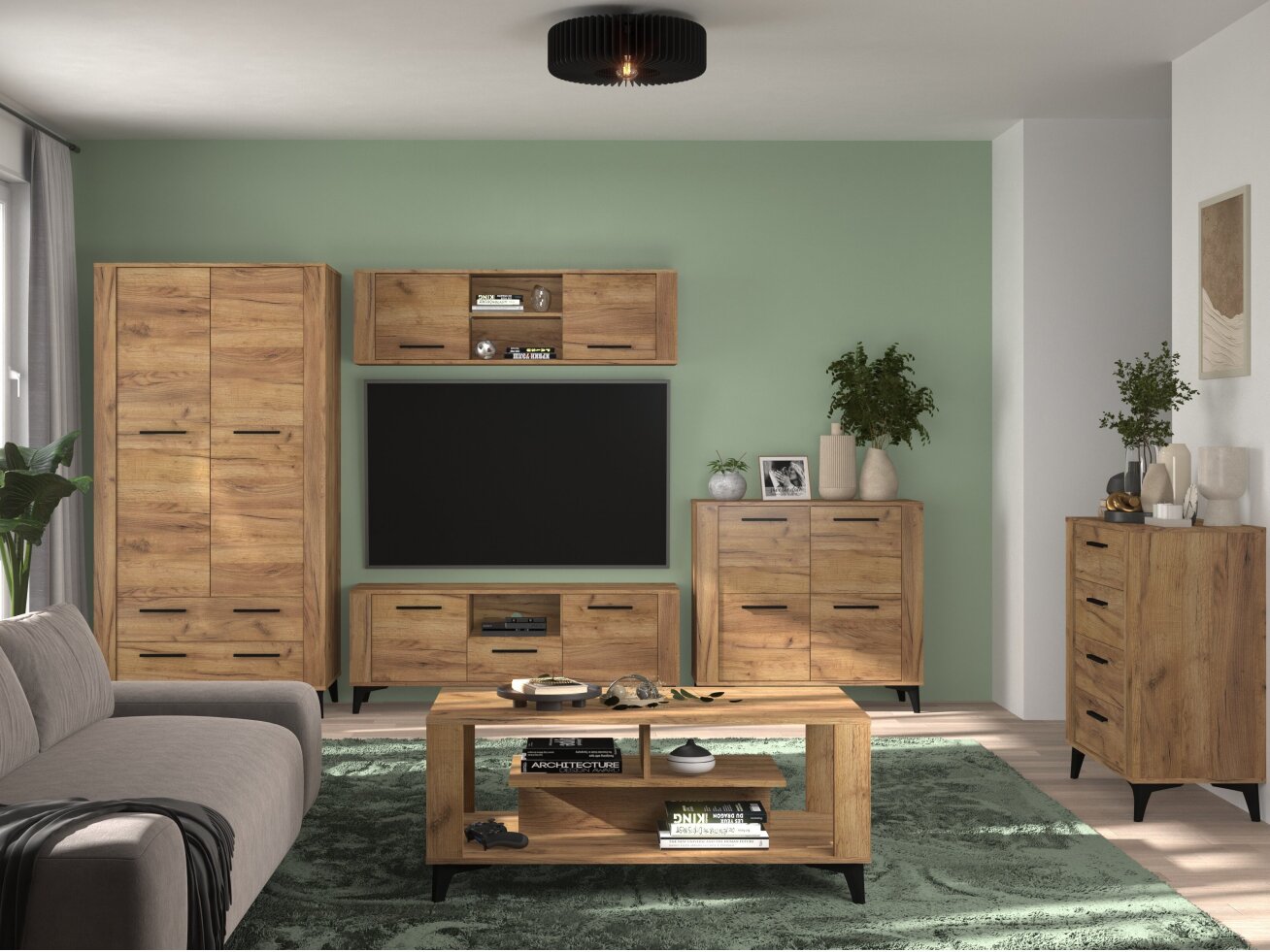 Svetainės baldų komplektas SIGMA 3 5