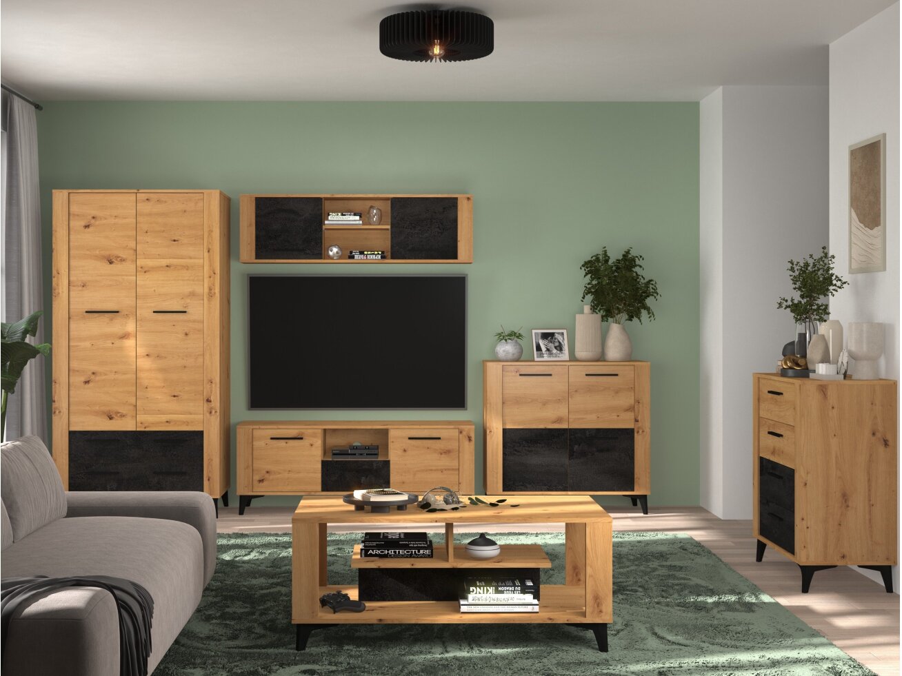 Svetainės baldų komplektas SIGMA 3 6