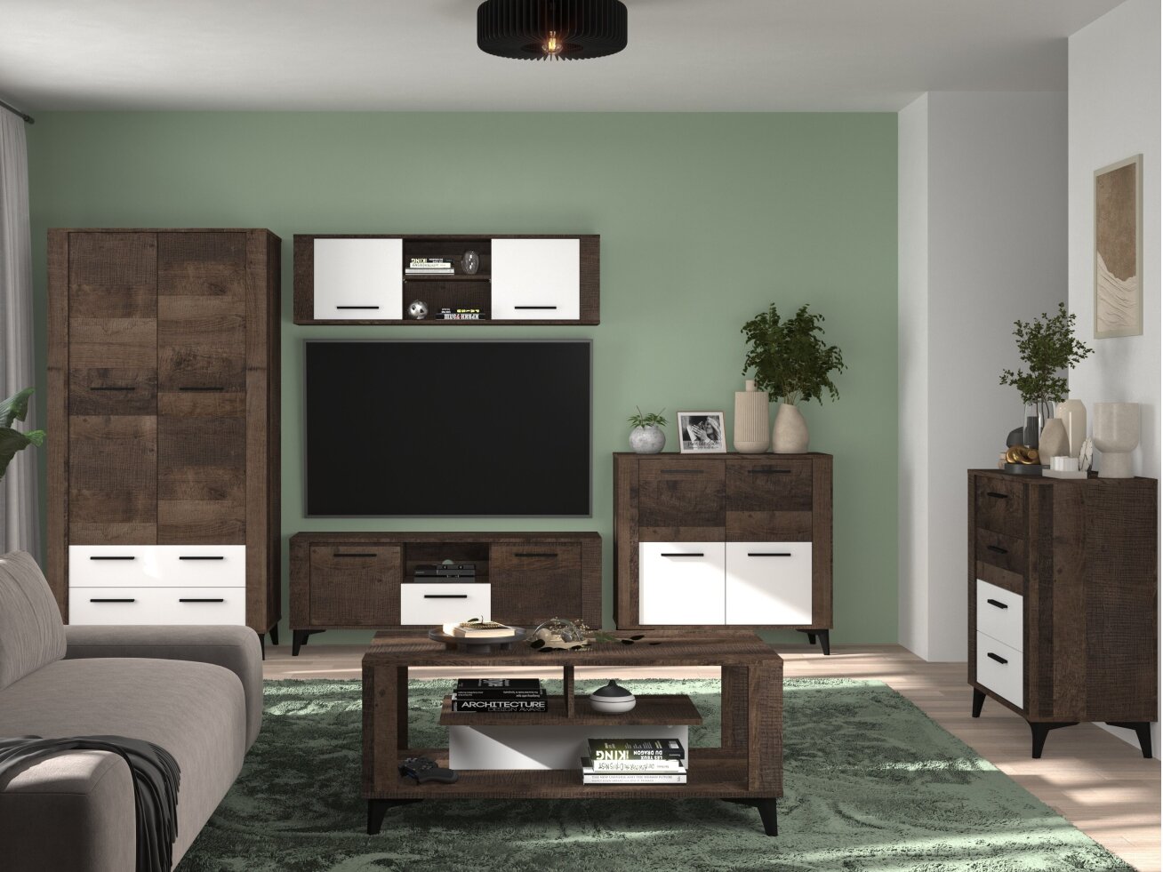 Svetainės baldų komplektas SIGMA 3 10