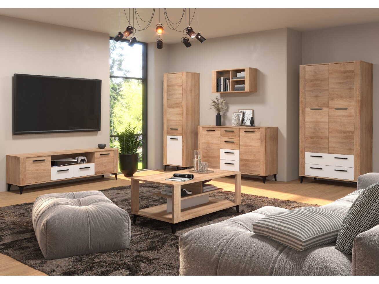 Svetainės baldų komplektas SIGMA 5 8