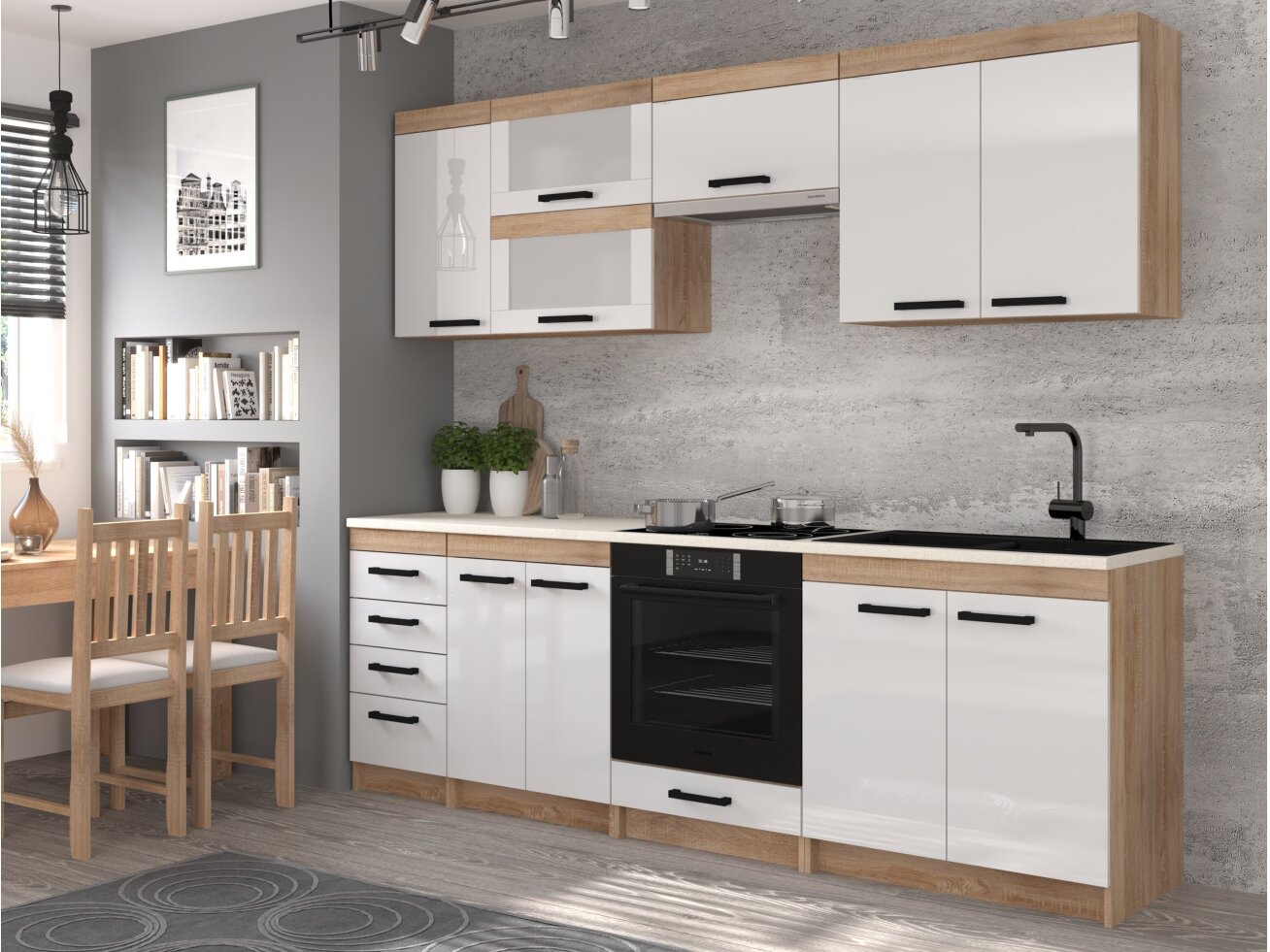 Virtuvės komplektas RODOS 1 10 Virtuvės komplektas RODOS 1 10