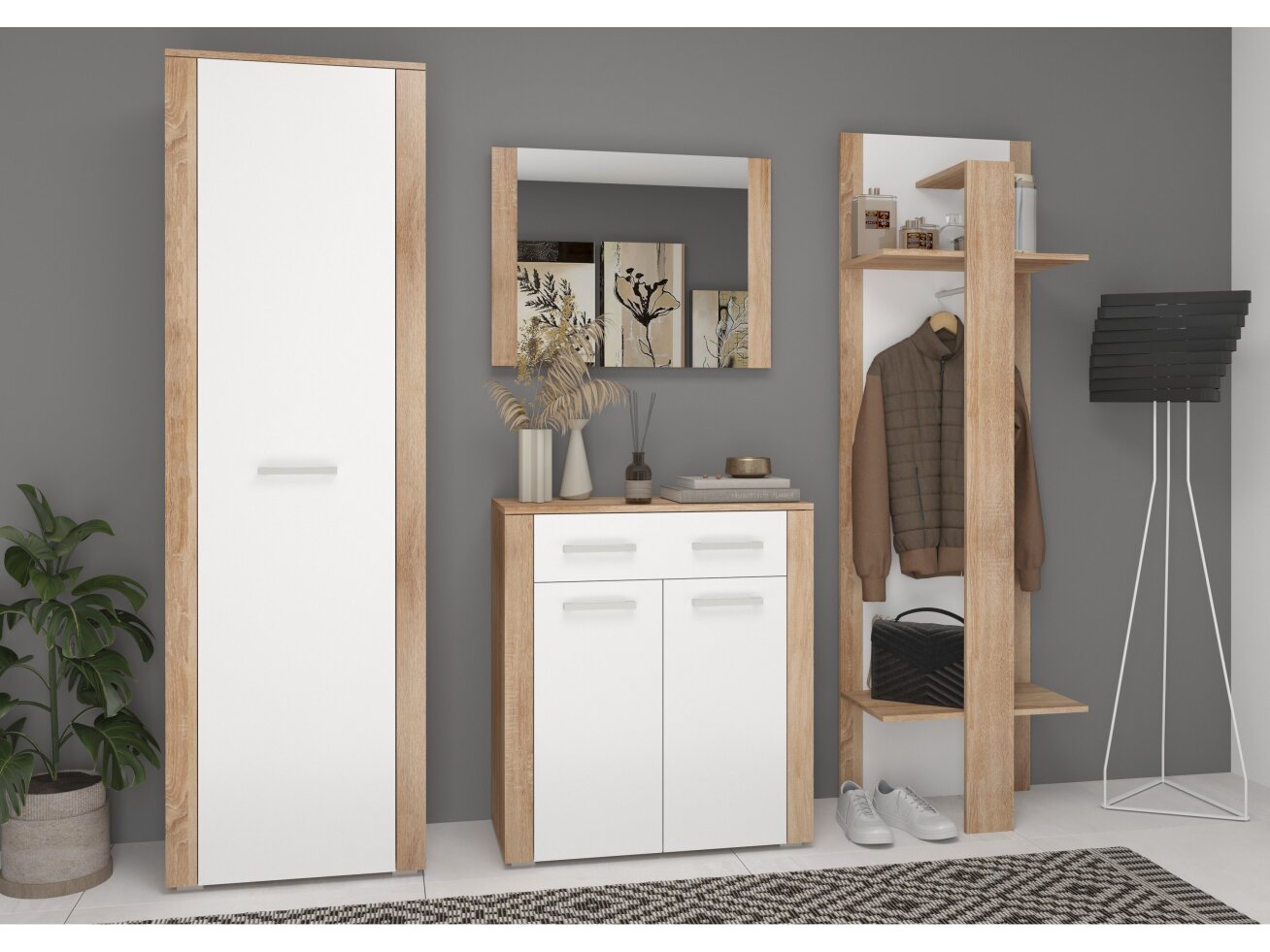 Prieškambario komplektas CEZAR 4 Prieškambario komplektas CEZAR 4