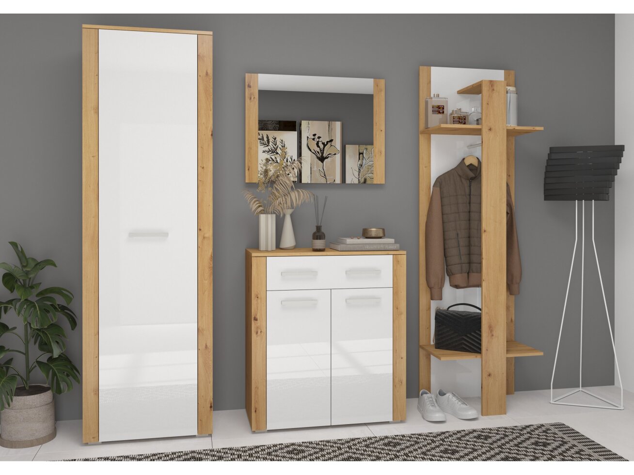 Prieškambario komplektas CEZAR 6 Prieškambario komplektas CEZAR 6