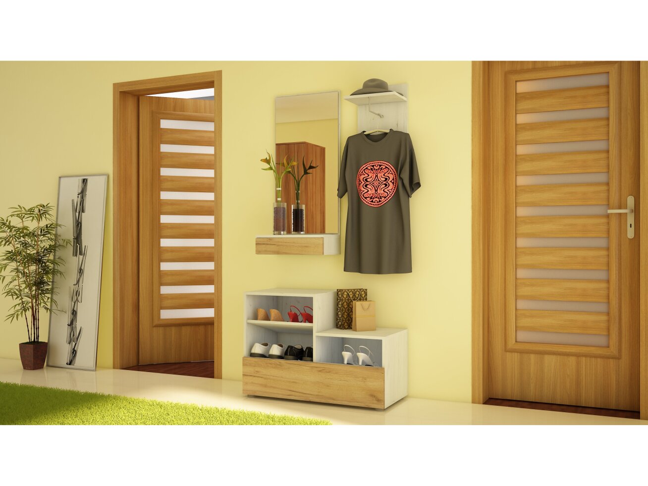 Prieškambario komplektas CITY 2 Prieškambario komplektas CITY 2