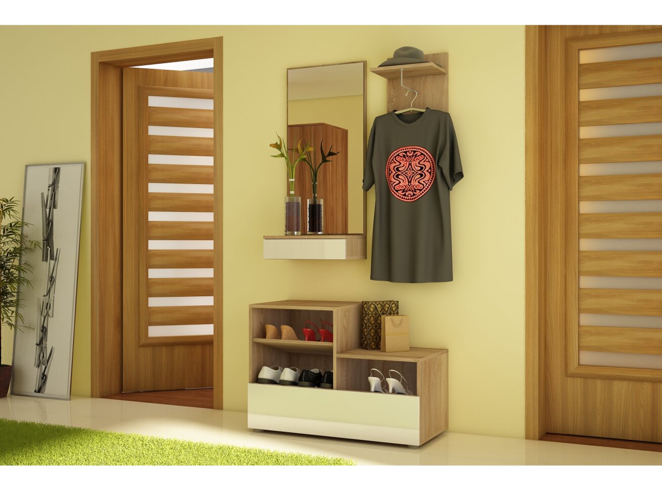 Prieškambario komplektas CITY 1 Prieškambario komplektas CITY 1