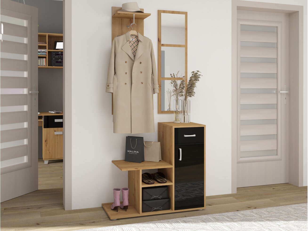 Prieškambario komplektas MIKA 6 Prieškambario komplektas MIKA 6