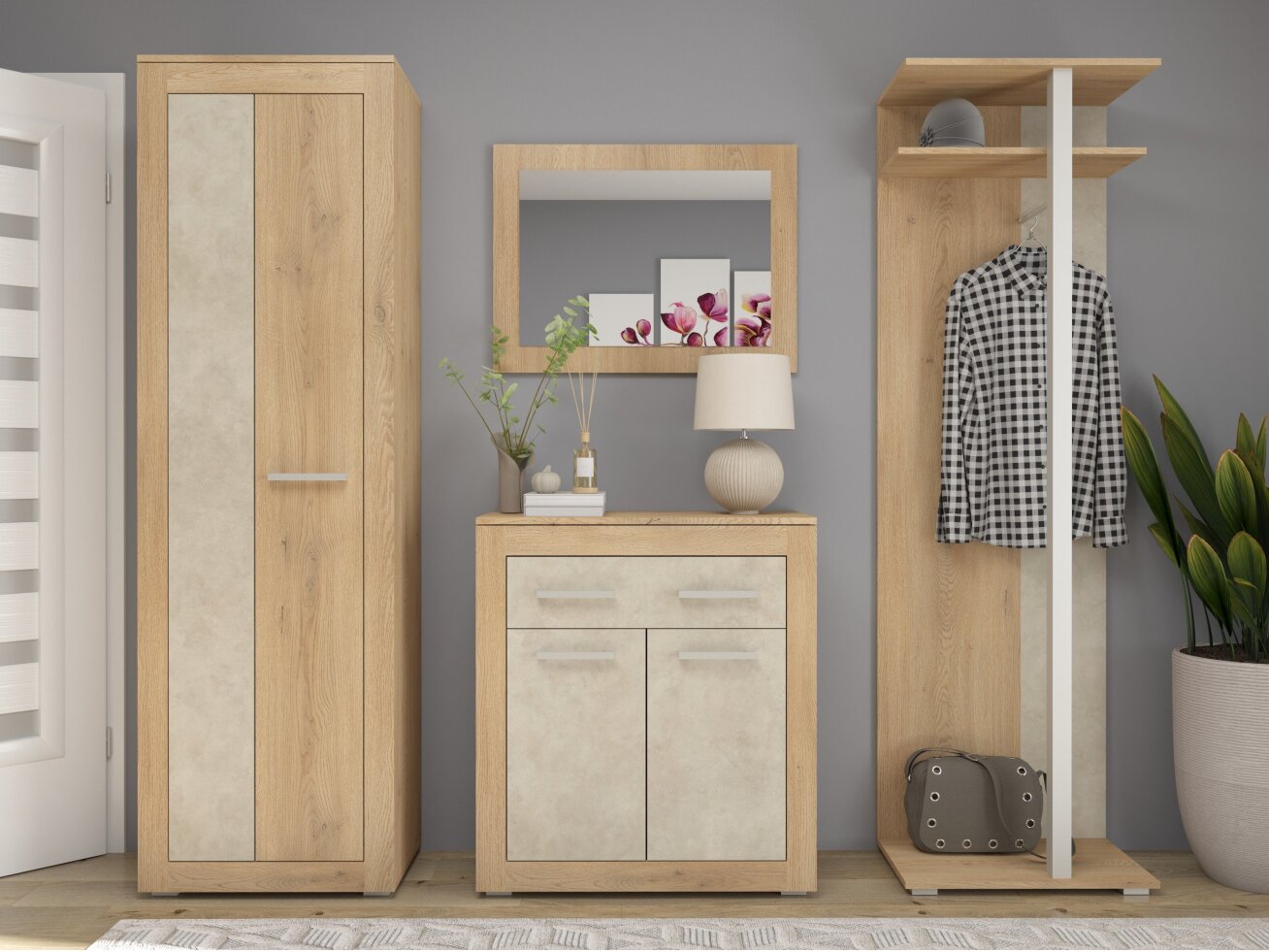 Prieškambario komplektas NERON 3 Prieškambario komplektas NERON 3