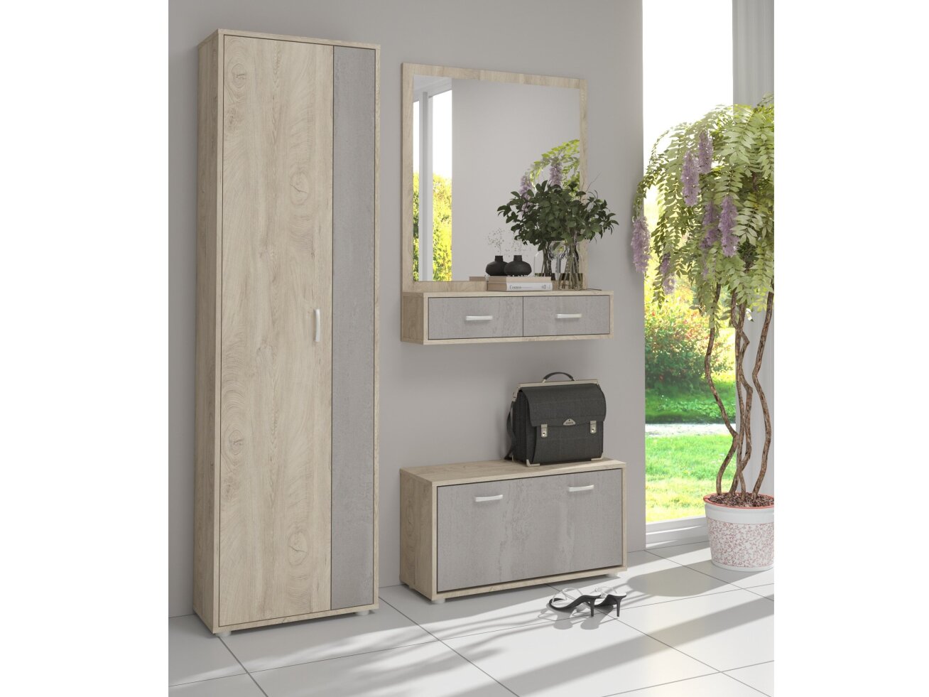 Prieškambario komplektas PORTO 3 Prieškambario komplektas PORTO 3